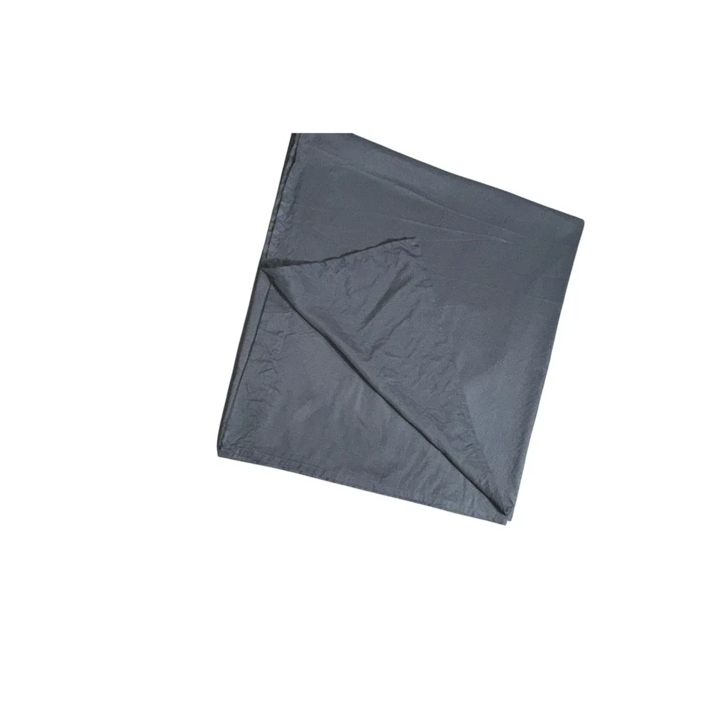 iEnjoy Home King Sized Flat Sheet Microfiber Bedding Solid Dark Gray Cooling